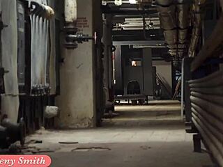 Naked Babe Jeny Smith Hides And Sneaks In Lost Corridors Flashing