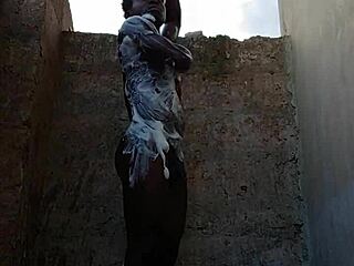 shower sex with monster cocks feels best together