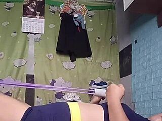 I Feel So Connected to This Cute Petite Asian Babe in Tight Workout Outfit