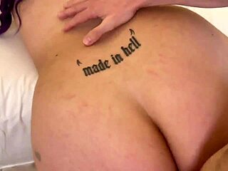 Thick goth latina, ready to bend over for your big cock facial?