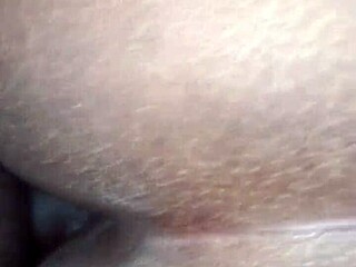 Hey, isn't this auntie's creamy pussy just begging for a deep doggystyle creampie from behind?