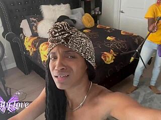 Stud dicks petite ebony baddie raw