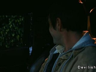 rich guy spoons tanned big tits brunette babe monster cock fuck