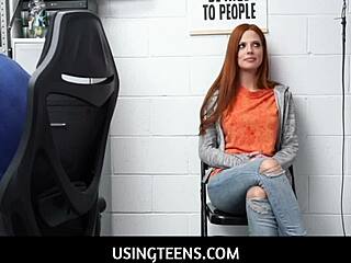 Teen 18+ Caught Blackmailed Fuck Pervert Officer Scarlett Mae