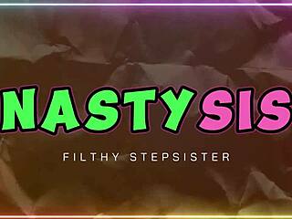 Shy stepbro can you untie stepsis bikini strings please