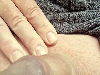 chris the old man gets shaved outdoors smooth