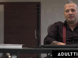 ROMANIAN SLUT SHALINA DEVINE'S ASS STRETCHED WIDE IN DP POUNDING!