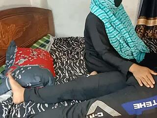 I took my elder stepson's friend to bed. He attends the same school as my stepson.