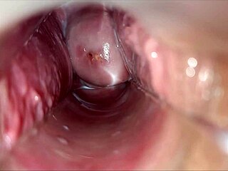 oh man, check out this pulsating orgasm right inside her vagina, it's intense!