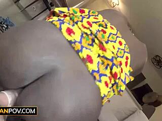 Ebony Model's Bikini Try-On Turns into Hardcore Pounding