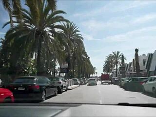 Why not flash publicly in Malaga Spain like Denise Klarskov on her Danish European Scandinavian tour?