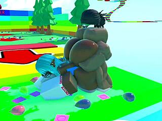 Candy jumped right into the action without waiting. She got fucked hard till the very end.