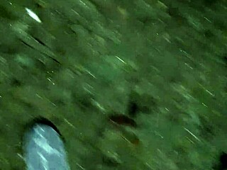 Village girl feels intense passion masturbating hotly in cold barn with orgasmic release