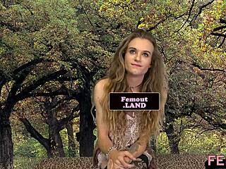 tattooed shemale yanks her throbbing dick hard!