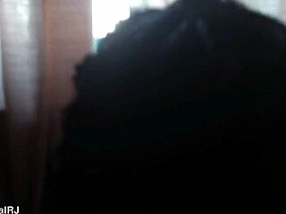 Visiting Morro do Vidigal trailer 09 with Brazilian brunette wife flashing shaved pussy close up