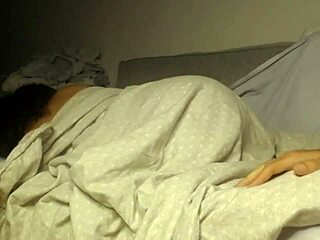 could stepmom's swollen hairy pussy tempt you under the blanket?