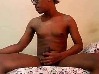 Pornstar Brasil's Brazilian Beauty Jerks Massive BBC Handjob Cumload Explosion