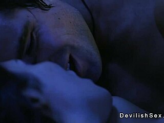 rich guy spoons tanned big tits brunette babe monster cock fuck