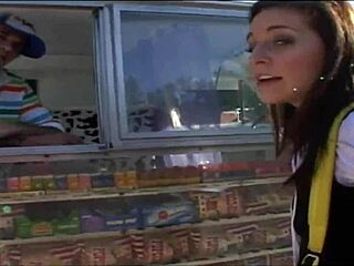 pretty brunette gracie glam gets fucked by a hung stud in lingerie and fishnets 😈