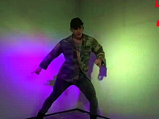 She does a special striptease for her best friend after his breakup with cumshot finish