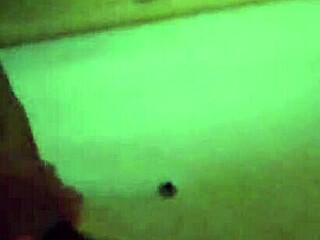 blonde wife teases in bedroom with blowjob and handjob confessions