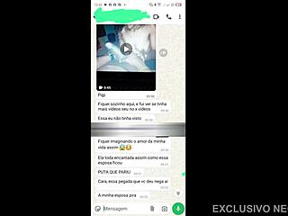 App chat leads to cuckold hubby filming my pounding