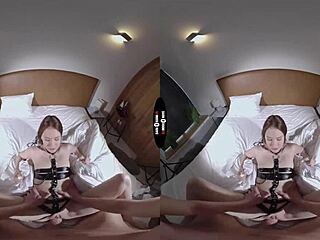 brunette shaves pussy gives pov handjob deepthroat in dark