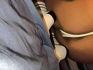 lost the bet so i take black monster cock deep in my tight yoga ass