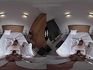 brunette shaves pussy gives pov handjob deepthroat in dark