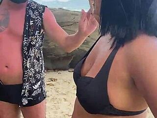 we're peludinhas fucking wild on beach!