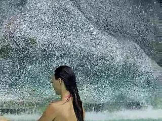 Hot MILF Monika Fox Bounces Big Tits In Pink Bikini Pool Tease!