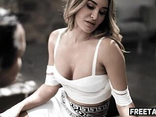 Free Use Wife Spit-Roasted by Big Cocks MMF!