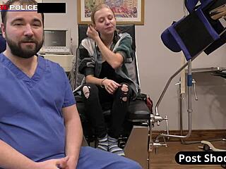 school officer craves student ava siren's deepthroat gags