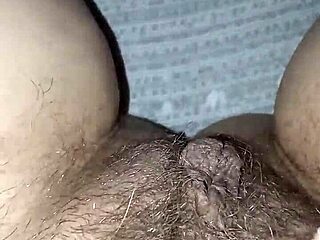 Gretala's always super hairy pussy flashes for exhibitionist fans everywhere