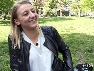 Hot 19-year-old munich girl films her intimate solo masturbation session