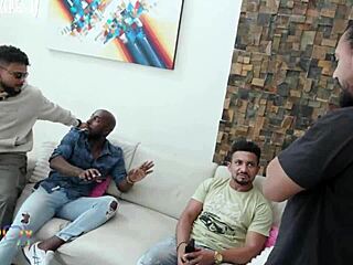 Pornstar Eva Perez Caught by Four Guys for Hardcore DAP Anal Gangbang with Rimming