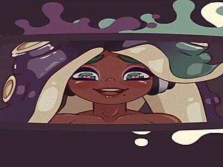 marina bounces cowgirl on cock till juicy creampie fills her tight hole