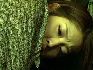 slutty ayaka minamino ripped jeans pussy creampied uncensored