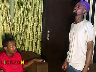 big ass ebony neighbor followed home oiled tits closeup 😍🍑