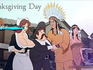 Thanksgiving Wife Sharing Parody Classic Hentai Futanari Game