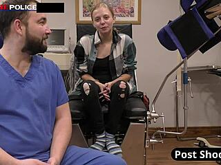 school officer craves student ava siren's deepthroat gags