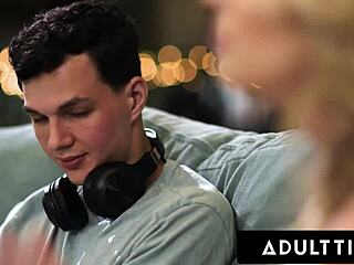 Milf Rachael Cavalli Catches StepSon Gooner Jerking Off Deepthroat Time!