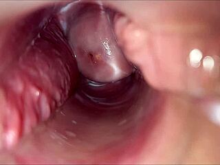 watch her pussy explode in intense vaginal orgasm closeup!