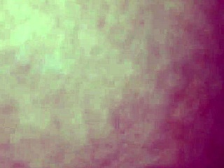 Wife stuffs cock and glass dildo in pussy together