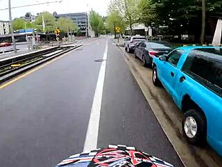 portland pawg bounces bubble butt on cock in creampie doggy ride