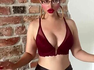 her sissy doll craves bimbo femdom jerk off commands