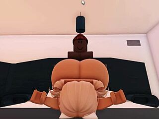 roblox bunny slut rides my cock hard