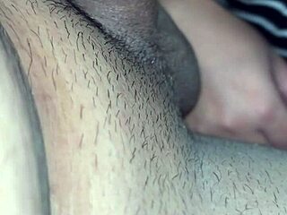 Ebony bunny girlfriend takes two huge loads deep in her curvy ass.