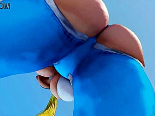 R. Mika flaunts her big ass on cam fight street style