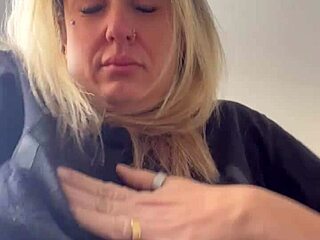 Neighbor Watches Me Suck Hubby's Cuck While Gagging Cock